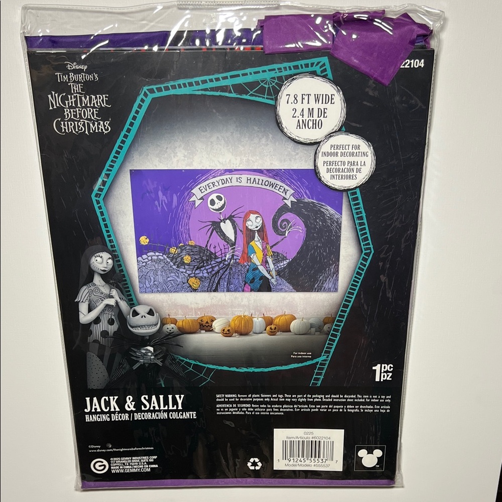 Disney Jack & Sally Decor - .Purple and Black